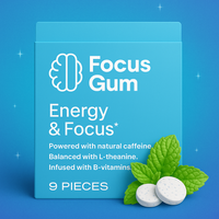 FocusGum™ L-Theanine Energy & Focus Gum